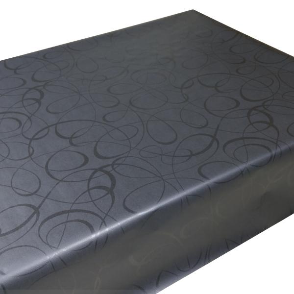 Junopax Papiertischdecke LOOP schwarz
