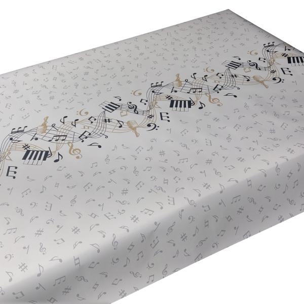JUNOPAX Papiertischdecke 50m x 0,75m Musik