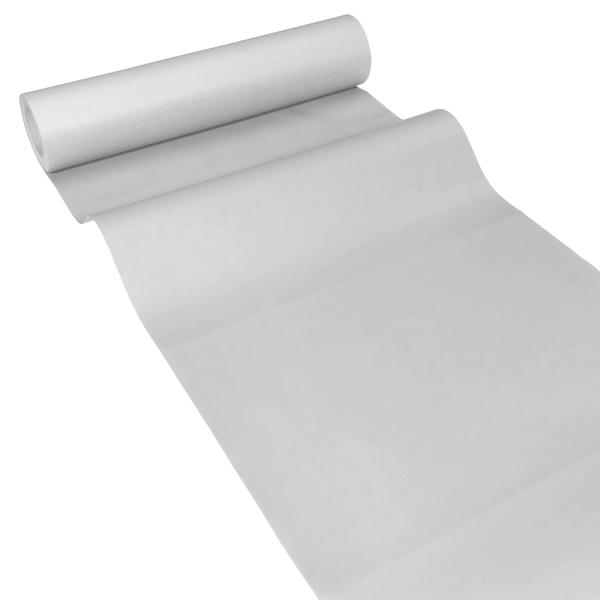 JUNOPAX Papier Tischläufer 50m x 0,40m hellgrau