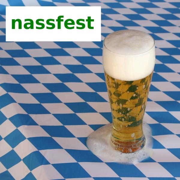 Junopax Papiertischdecke ist nassfest