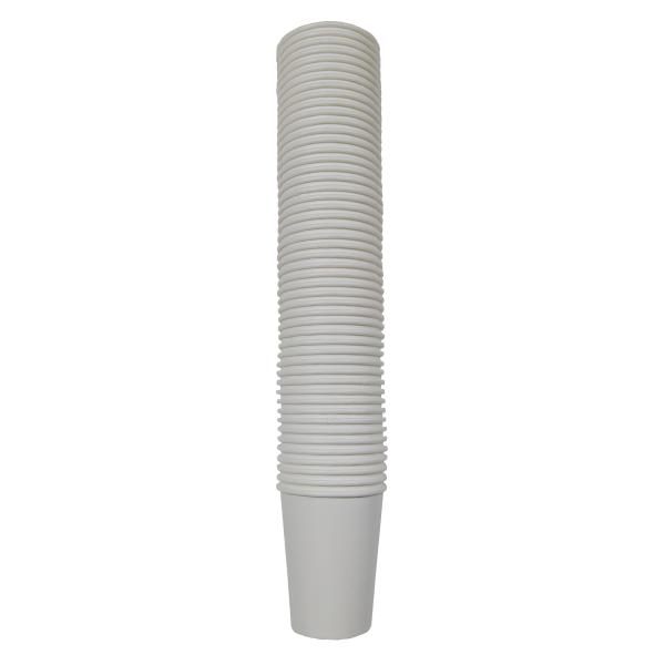 50 Pappbecher weiß 400 ml Trinkbecher 0,4 l