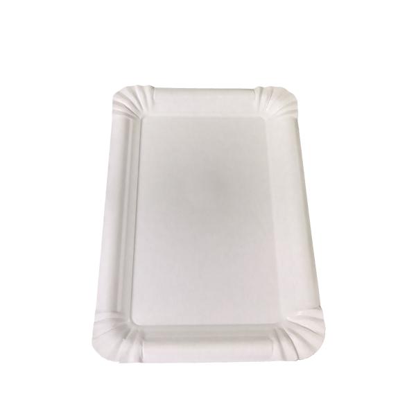 Pappteller 13 x 20 cm weiß