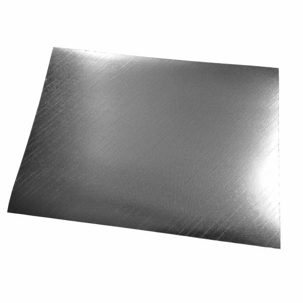 50 Tischsets silber Karton diagonal leinengeprägt Einweg-Platzset