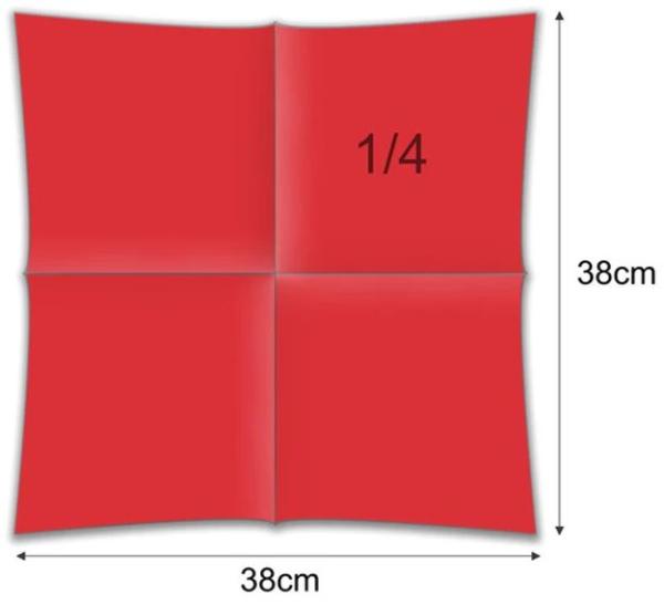 50 Servietten Softpoint  38x38cm rot