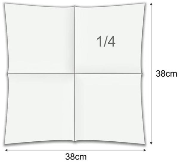 50 Servietten Softpoint  38x38cm weiß