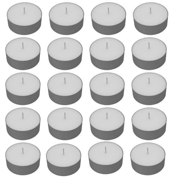20 Maxi Teelichter 10 Stunden Brenndauer Durchmesser 58 mm