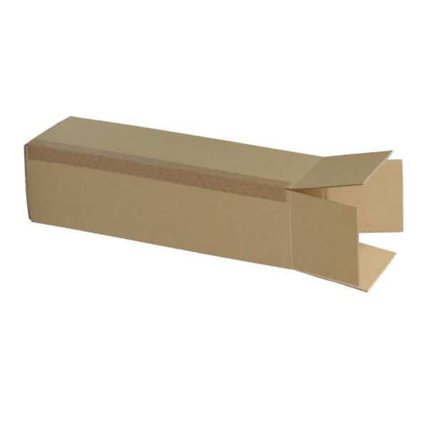 10 Versandhülsen 180 x 180 x 765 mm Faltkartons zweiwellig braun