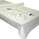 JUNOPAX Papiertischdecke 50m x 1,30m World Café Methode, beschreibbar