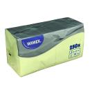 250 Cocktail-Servietten 2-lagig ca. 24x24cm creme