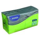 250 Cocktail-Servietten 2-lagig ca. 24x24cm gelbgrün limette