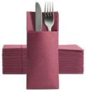1250 Softpoint Besteckservietten Bestecktaschen bordeaux