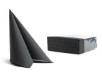 50 Servietten Softpoint  38x38cm schwarz