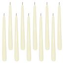 10 Spitzkerzen creme 23,5 x 245 mm