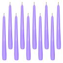 10 Spitzkerzen lila 23,5 x 245 mm