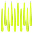 10 Spitzkerzen limette 23,5 x 245 mm