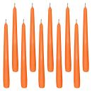 10 Spitzkerzen orange 23,5 x 245 mm