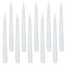10 Spitzkerzen weiß 23,5 x 245 mm